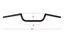 Picture of Handlebars 7/8' Black Ace Cafe Racer 32' Long, Rise 3.25' Ctr 5.5'