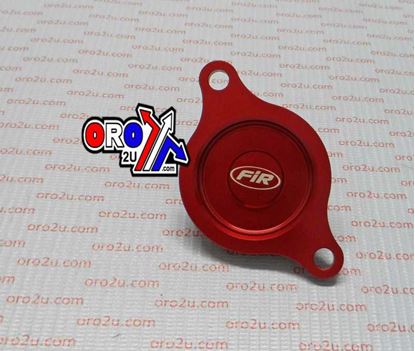 Picture of OIL FILTER COVER RED ALLOY CRF fits Honda CRF450R 2009-2016,