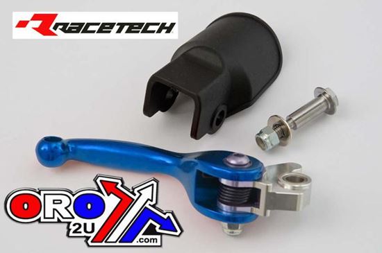 Picture of LEVER BLADE UNBREAKABLE BLUE RACETECH R-LEV31061BBL