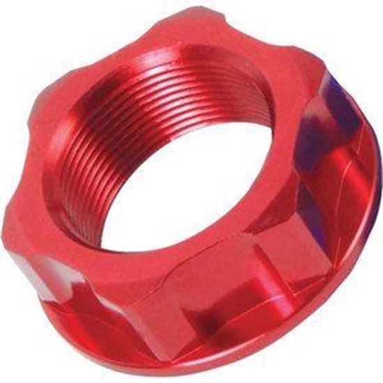 Picture of M24 STEM NUT ALUMINIUM RED