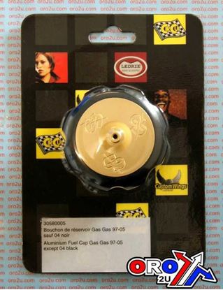 Picture of BILLET FUEL CAP GASGAS BLACK AND GOLD