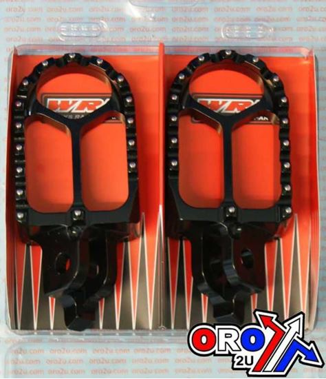 Picture of FOOT PEG SET CNC BILLET CRF/CR BILLET CNC ALUMINIUM BLACK