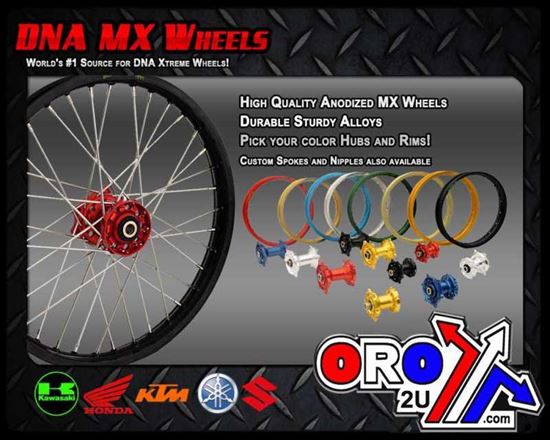 Picture of 16x1.85 WHEEL DNA CRF150 BK/BK BK RIM / BK HUB (CRF150 07-12)