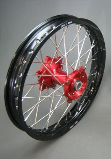 Picture of 18x2.15 WHEEL HON BK/RD DNA BK RIM/RED HUB CR/CRF 02-12