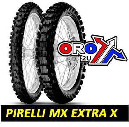 Picture of 18-110/100 MX EXTRA X PIRELLI TYRE NHS 2133200 SCORPION