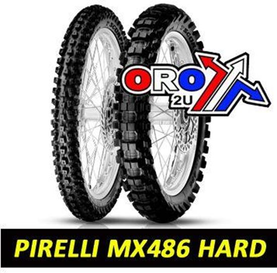 Picture of 21-80/100 MX486 HARD PIRELLI TYRE 1661700 SCORPION