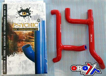 Picture of HOSE KIT/2 09-11 TC250 RED PSYCHIC MX-10023RD SILICONE RADIATOR HOSE HUSQVARNA