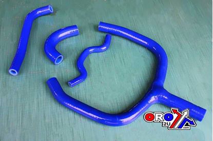 Picture of HOSE 09-14 KXF250 BLUE Y KIT/4 SILICONE RADIATOR COOLING