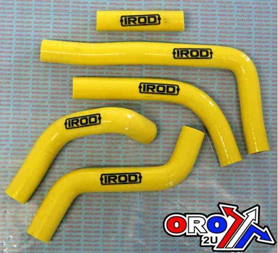 Picture of HOSE KIT/5 08-12 RMZ450 YELLOW SILICONE RADIATOR SUZUKI