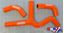 Picture of HOSE KIT/3 400-560 KTM 4STROKE SILICONE RADIATOR ORANGE
