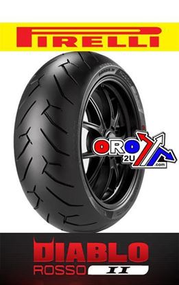 Picture of 160/60 R17 69H TL ROSSO II 706 PIRELLI 2210600 REAR TYRE