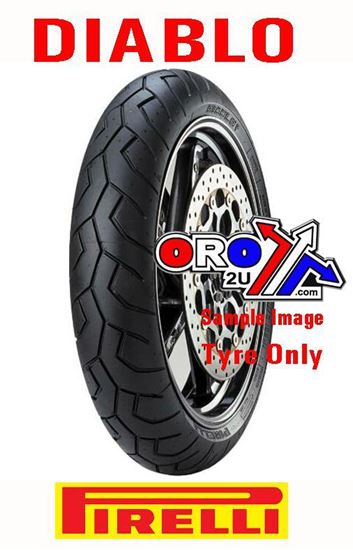 Picture of 130/70 ZR16 61W TL DIABLO 706 PIRELLI 1429600 FRONT TYRE