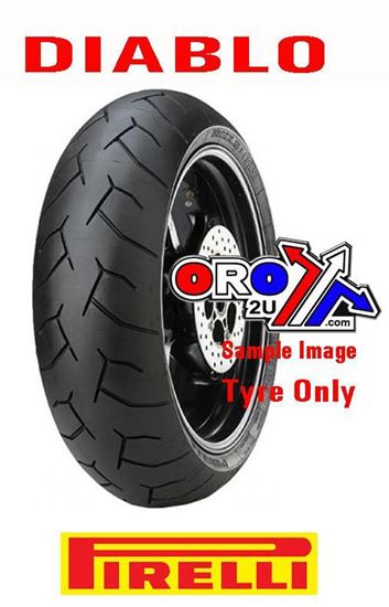 Picture of 160/60 ZR17 69W TL DIABLO 706 PIRELLI 1430400 REAR TYRE