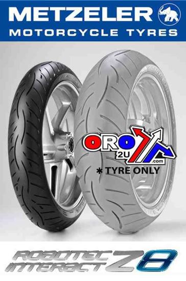 Picture of 120/70 ZR 17 58W TL ROADTEC Z8 METZELER 2008300 FRONT TYRE