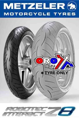 Picture of 120/70 ZR17 58W TL E RDTEC Z8 METZELER 2126600 FRONT TYRE