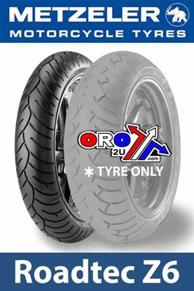 Picture of 120/70 ZR17 58W TL G RDTEC Z6 METZELER 1611000 FRONT TYRE