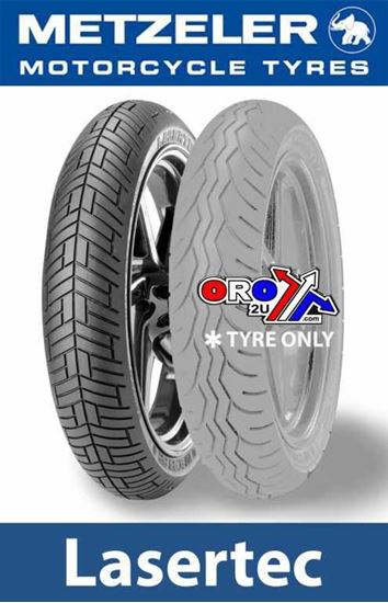 Picture of 100/80 17 52S TL LASERTEC METZELER 1529600 FRONT TYRE