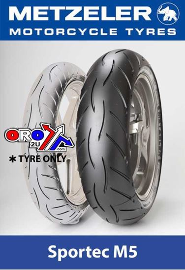 Picture of 150/60 ZR 17 66W TL SPORTEC M5 METZELER 2028200 REAR TYRE