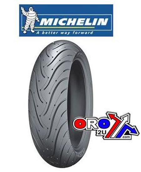 Picture of 180/55 ZR17 (73W) PILOT ROAD 3 TYRE MICHELIN 736243 REAR