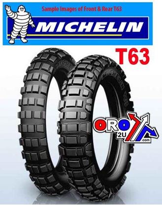 Picture of 130/80-17 (65S) MICHELIN T63 REAR TRAIL TYRE 104552