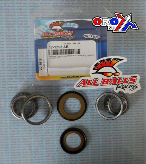 Picture of STEERING BEARING KIT HONDA ALLBALLS 22-1018 SSH904 CR