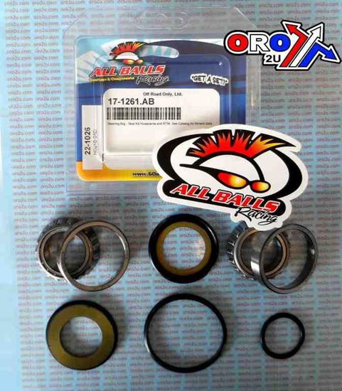 Picture of STEERING BEARING KIT KTM ALLBALLS 22-1026 HUSABERG