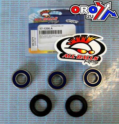 Picture of WHEEL BEARING KIT REAR MX ALLBALLS 25-1271 YAMAHA ROAD AB25-1271