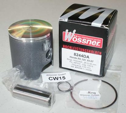 Picture of PISTON KIT RS125 GP DOMED 54.0 FORGED WOSSNER 8244DA