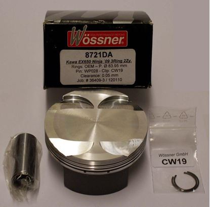 Picture of PISTON KIT 09 EX650 NINJA 84mm WOSSNER 8721DA NO RINGS USE OEM RINGS WITH THIS ITEM