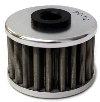 Picture of OIL FILTER FLO REUSABLE PC112 PC RACING USA STAINLESS STEEL