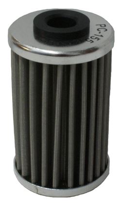 Picture of OIL FILTER FLO REUSABLE PC155 PC RACING USA STAINLESS STEEL