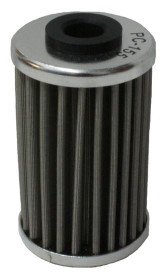 Picture of OIL FILTER FLO REUSABLE PC155 PC RACING USA STAINLESS STEEL