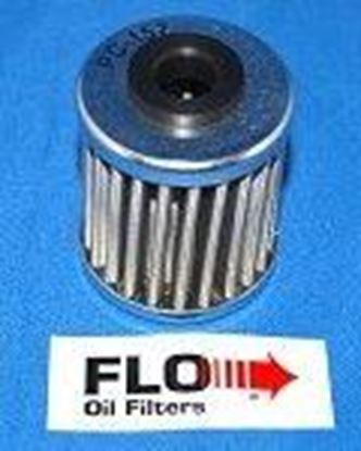 Picture of OIL FILTER FLO REUSABLE PC157 PC RACING USA STAINLESS STEEL
