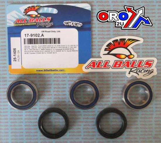 Picture of WHEEL BEARING & SEAL KIT ALLBALLS 25-1406 KAW/BMW/YAM