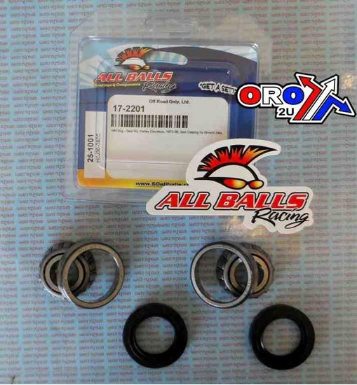 Picture of WHEEL BEARING KIT FRONT HD HARLEY DAVIDSON ROAD ALLBALL 25-1001 REBUILD KIT