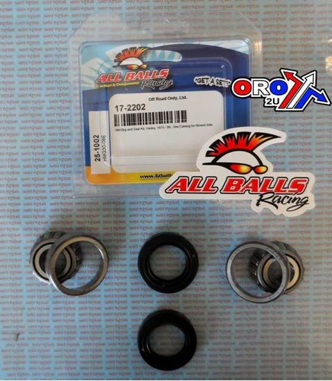 Picture of WHEEL BEARING KIT ROAD ALLBALLS 25-1002 FRONT REAR Harley Davidson REBUILD SET