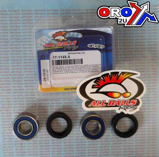 Picture of WHEEL BEARING & SEAL KIT TRX ALLBALLS 25-1510 HONDA ROAD