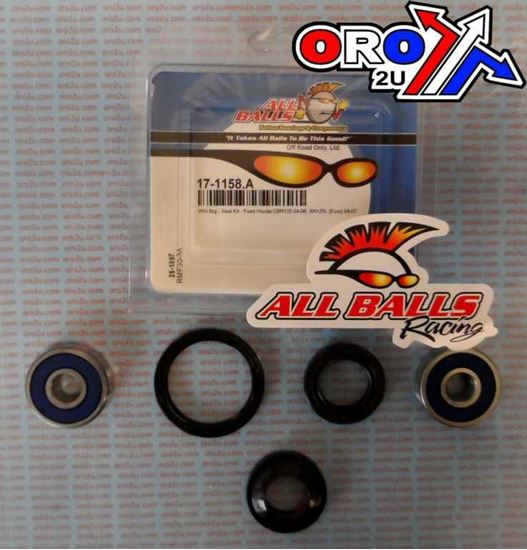 Picture of WHEEL BEARING KIT FRONT CBR ALLBALLS 25-1597 HONDA ROAD