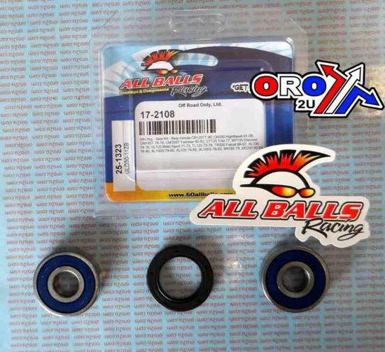 Picture of WHEEL BEARING KIT REAR CB XL ALLBALLS 25-1323 HONDA ROAD