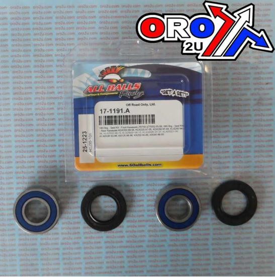 Picture of WHEEL BEARING KIT DIRT ROAD ALLBALLS 25-1223 KAWASAKI