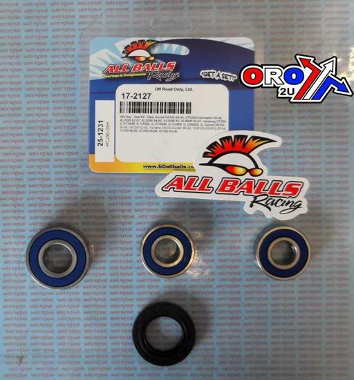 Picture of WHEEL BEARING KIT REAR ALLBALLS 25-1231 ROAD SUZ HON