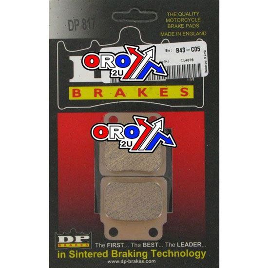 Picture of BRAKE PADS SINTERED DUNLOPAD DP817 Premium 41-817.H.DP