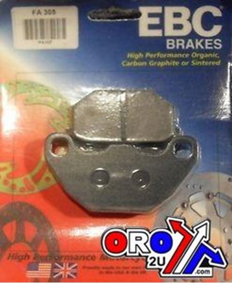 Picture of BRAKE PADS STD KEVLAR ORGANIC EBC FA305 BLACK