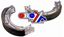 Picture of BRAKE SHOES VESRAH VB309 KAWASAKI / SUZUKI