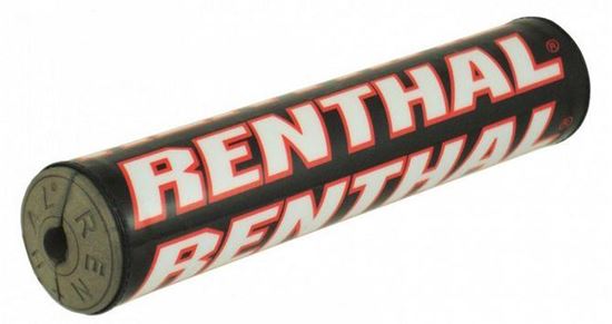 Picture of RENTHAL SHINY X-PAD BK/RD RENTHAL P261