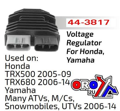 Picture of VOLTAGE REGULATOR TRX500/680 31600-HP0-A01 AHA6058 ATV TRX 680cc F (2006-2014)