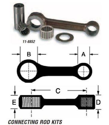 Picture of CONNECTING ROD KIT 85-86 LT250