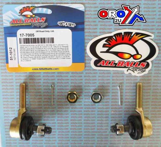 Picture of TIE ROD END KIT KLF KVF KSF ALLBALLS 51-1012 KAW POLARIS