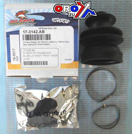 Picture of CV BOOT KIT POLARIS ATV ALLBALLS 19-5017 FRONT INNER