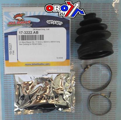 Picture of CV BOOT KIT CAN AM ATV ALLBALLS 19-5027 FRONT INNER